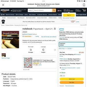 Published inspirational quote, books journals